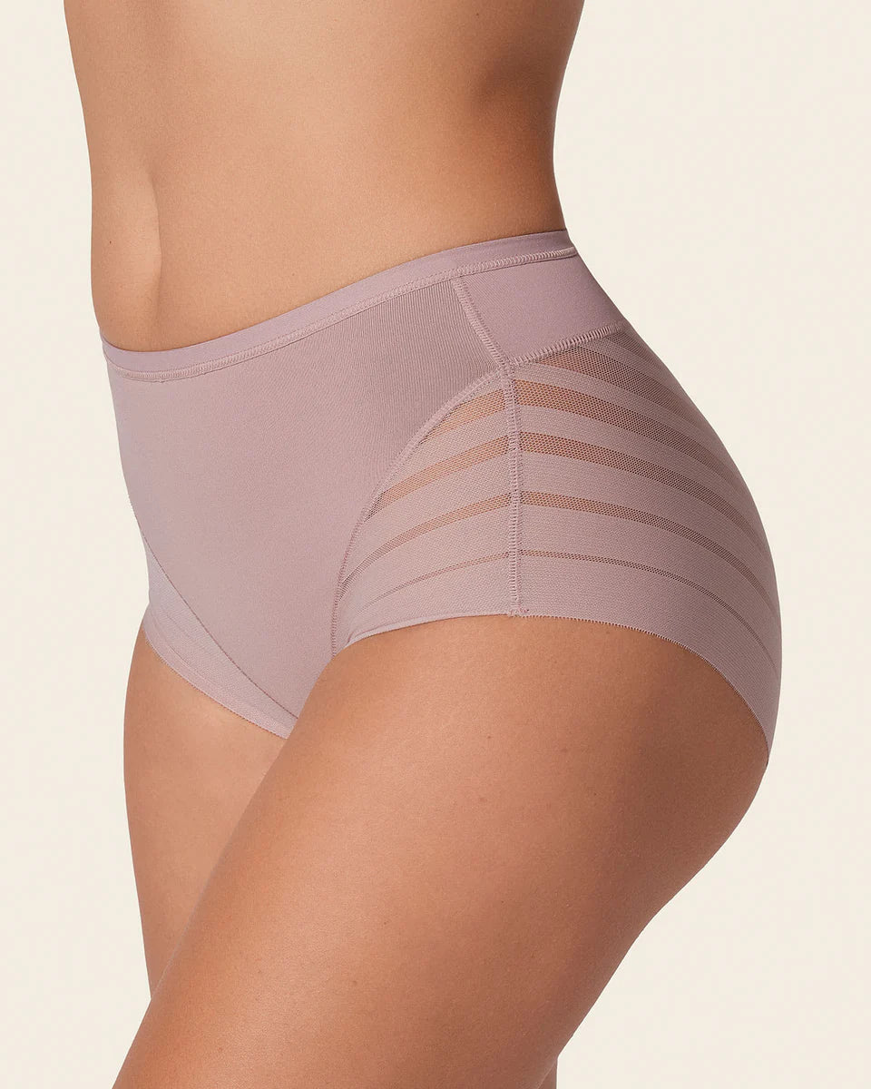 Stripe Undetectable Lace Classic Shaper Panty