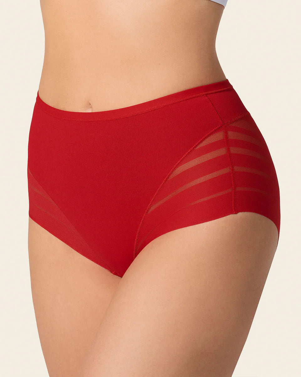Stripe Undetectable Lace Classic Shaper Panty