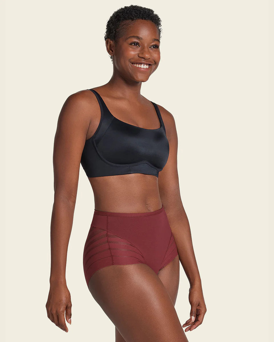 Stripe Undetectable Lace Classic Shaper Panty