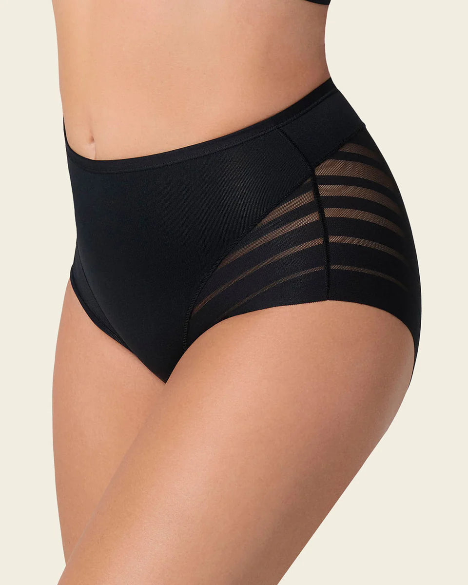 Stripe Undetectable Lace Classic Shaper Panty
