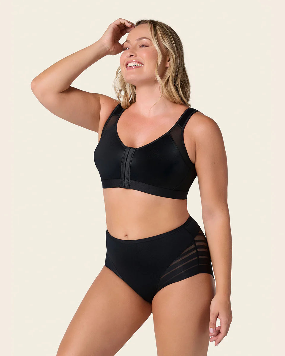 Stripe Undetectable Lace Classic Shaper Panty