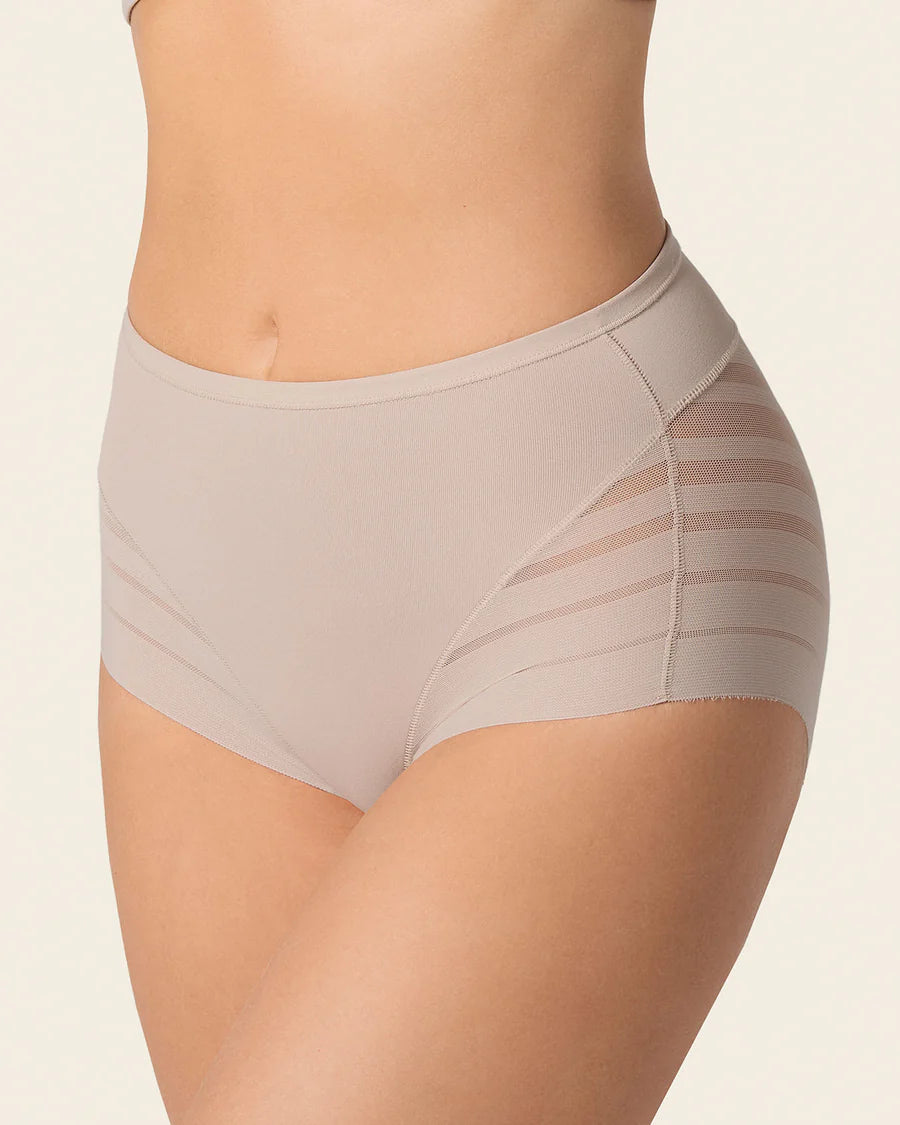Stripe Undetectable Lace Classic Shaper Panty