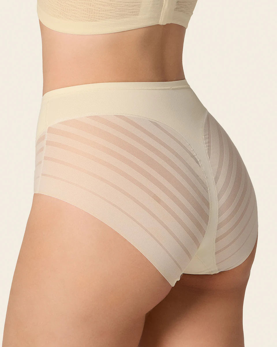 Stripe Undetectable Lace Classic Shaper Panty