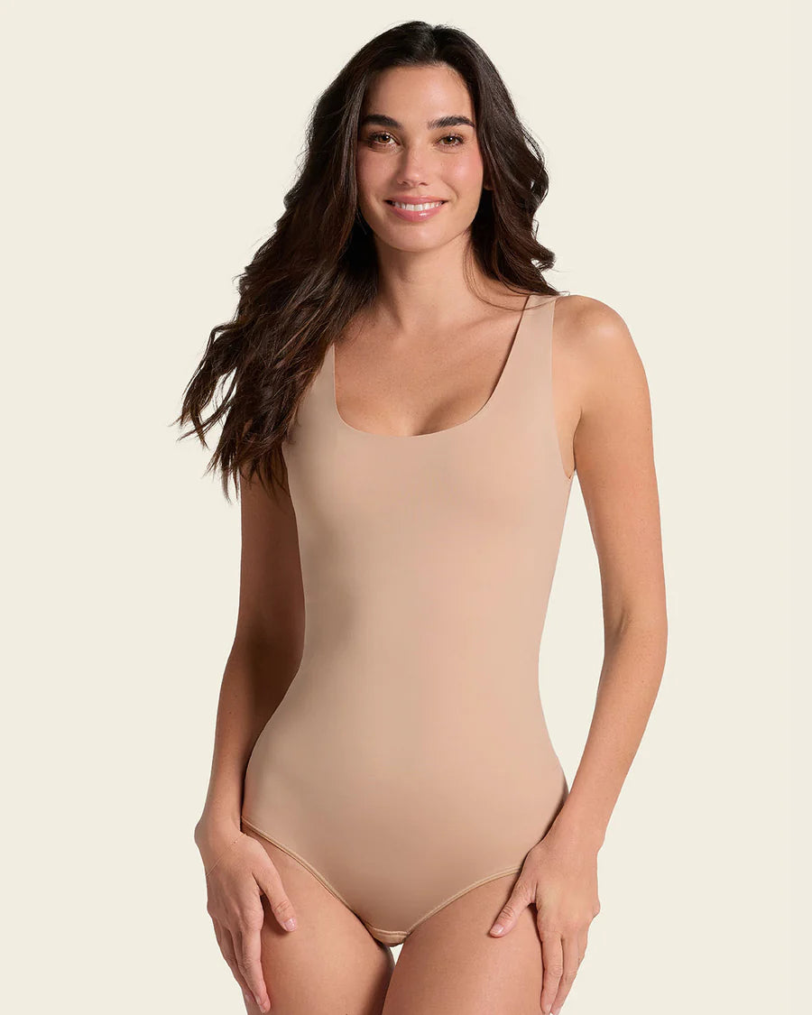 Plunge Classic Sleeveless Shaper Bodysuit