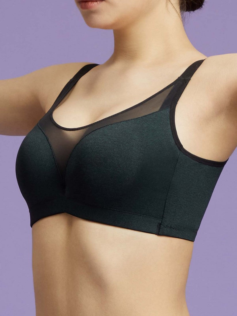 NiTi Shape-Memory Wire Moulded Full Cup Bra (Cup D-E)