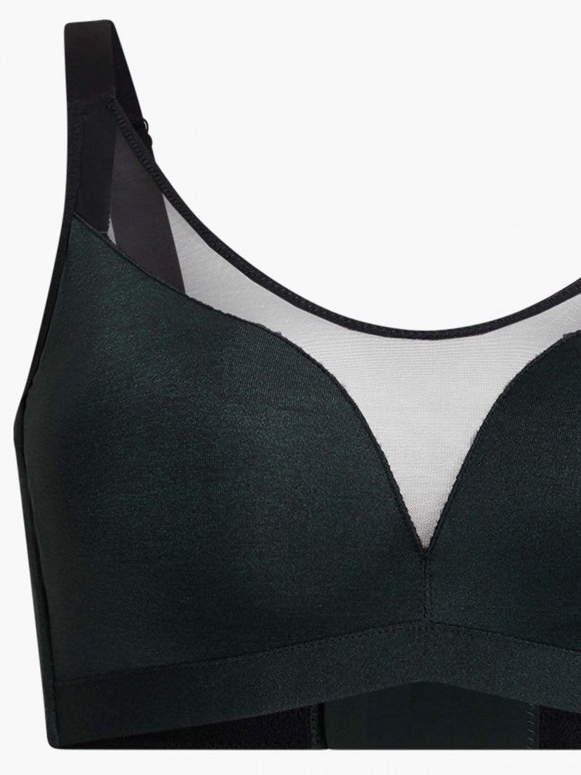 NiTi Shape-Memory Wire Moulded Full Cup Bra (Cup D-E)