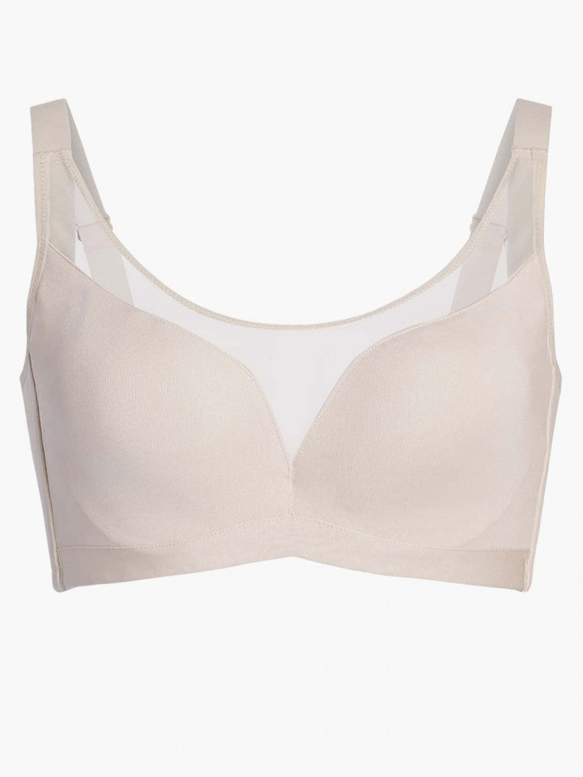 NiTi Shape-Memory Wire Moulded Full Cup Bra (Cup D-E)