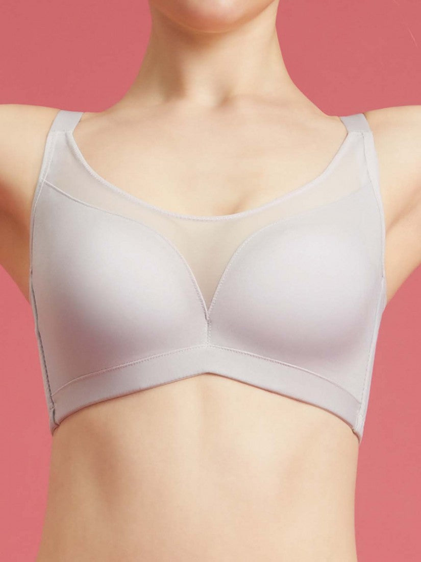 NiTi Shape-Memory Wire Moulded Full Cup Bra (Cup D-E)