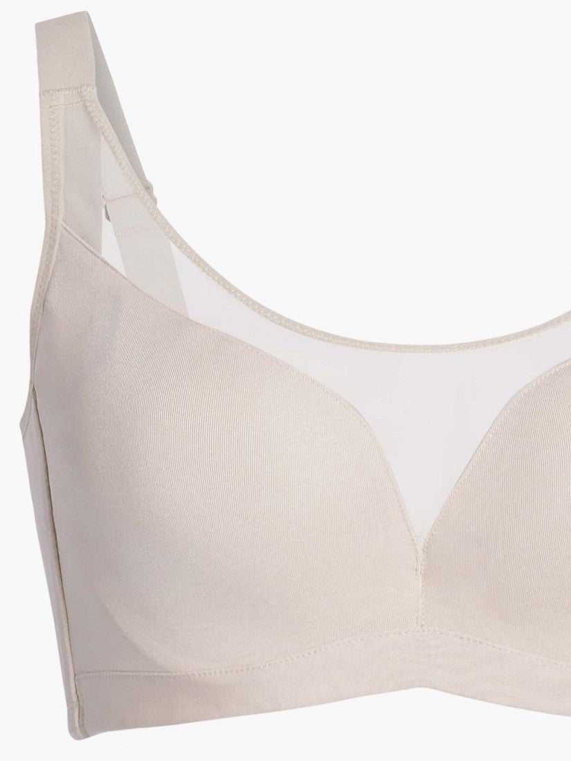 NiTi Shape-Memory Wire Moulded Full Cup Bra (Cup D-E)
