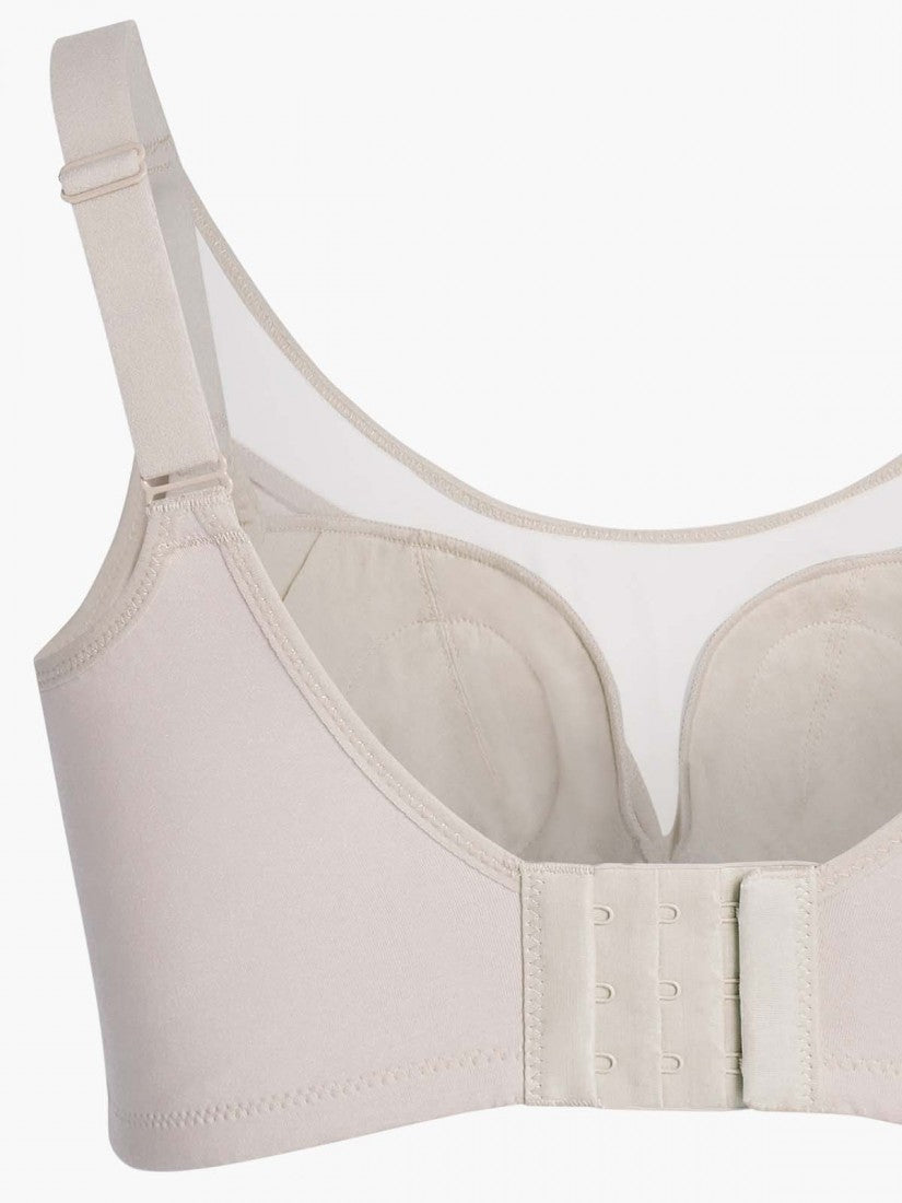 NiTi Shape-Memory Wire Moulded Full Cup Bra (Cup D-E)