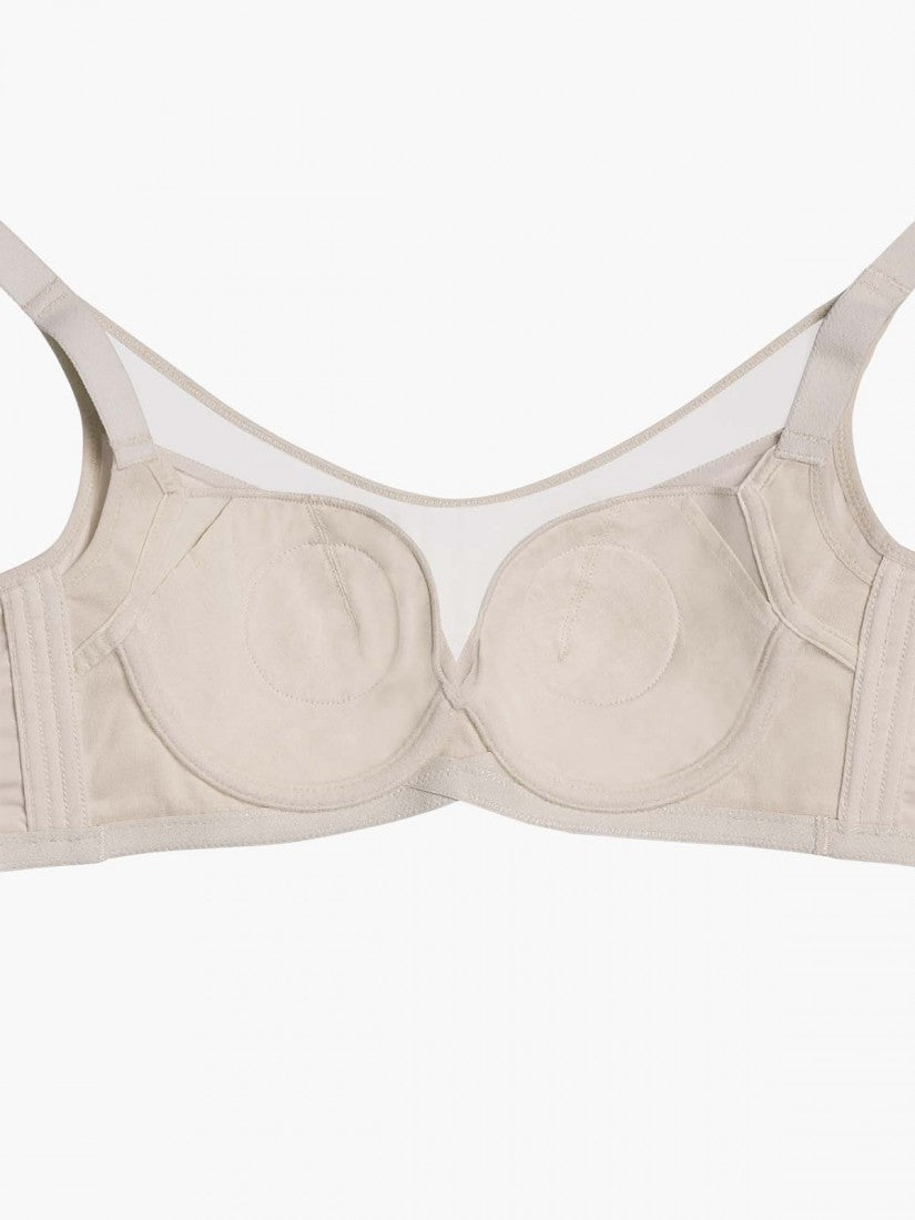 NiTi Shape-Memory Wire Moulded Full Cup Bra (Cup D-E)