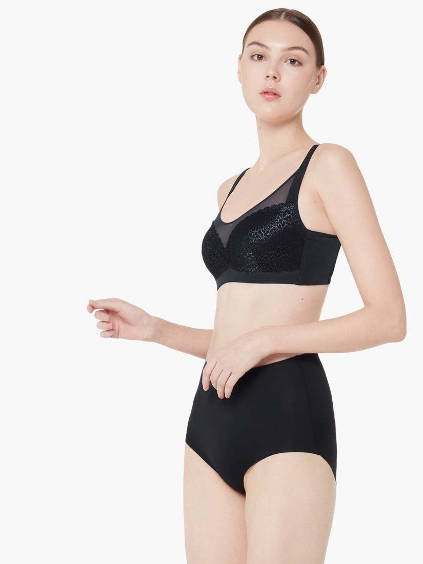 NiTi Shape-Memory Wire Moulded Full Cup Bra (Cup D-E)