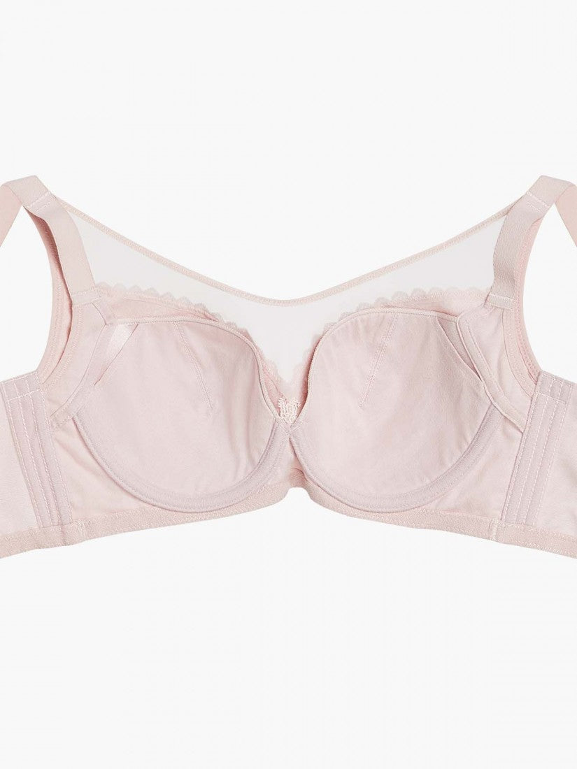 NiTi Shape-Memory Wire Moulded Full Cup Bra (Cup D-E)