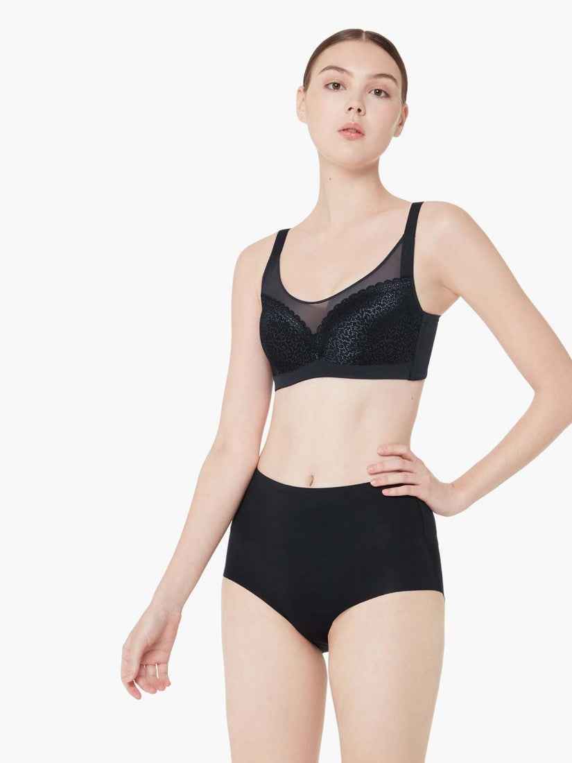 NiTi Shape-Memory Wire Moulded Full Cup Bra (Cup F-G)