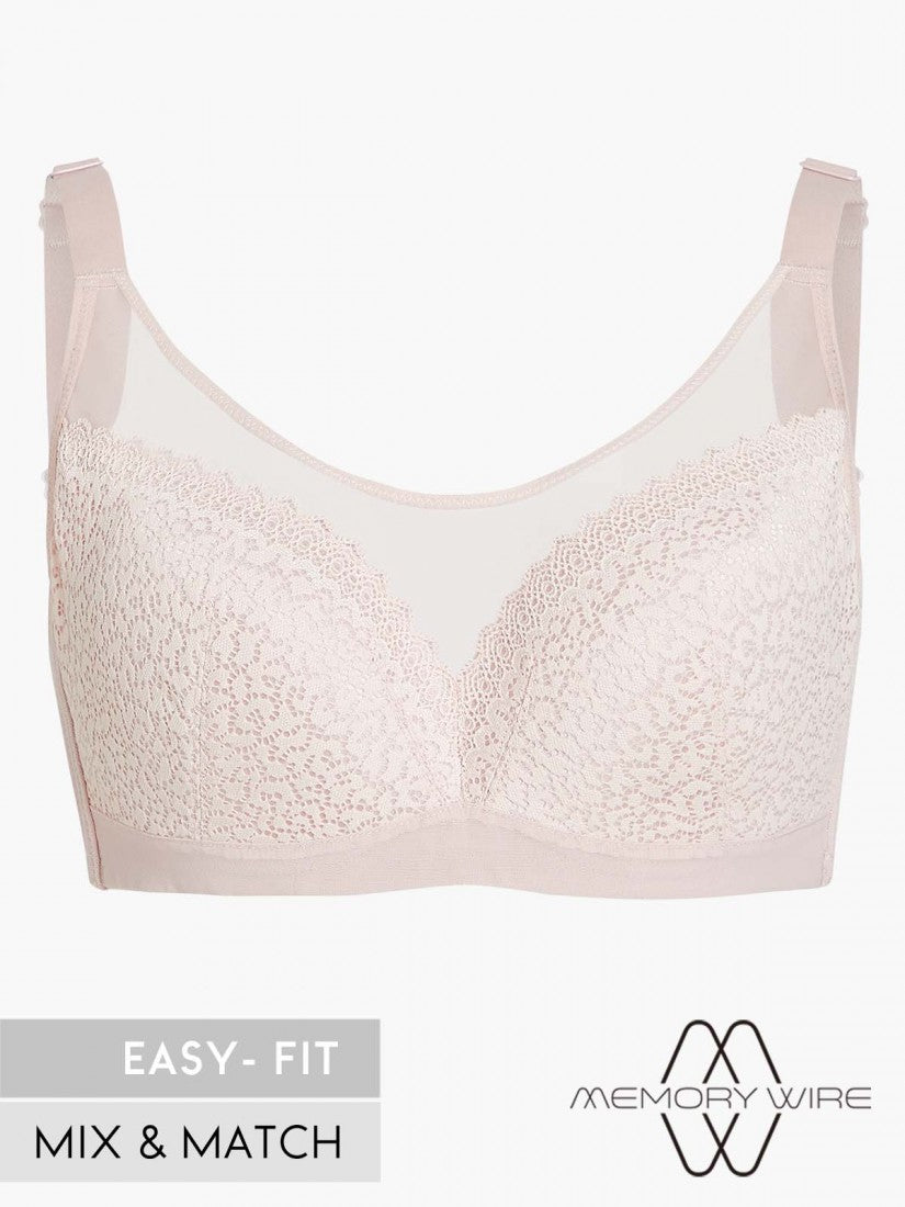 NiTi Shape-Memory Wire Moulded Full Cup Bra (Cup F-G)