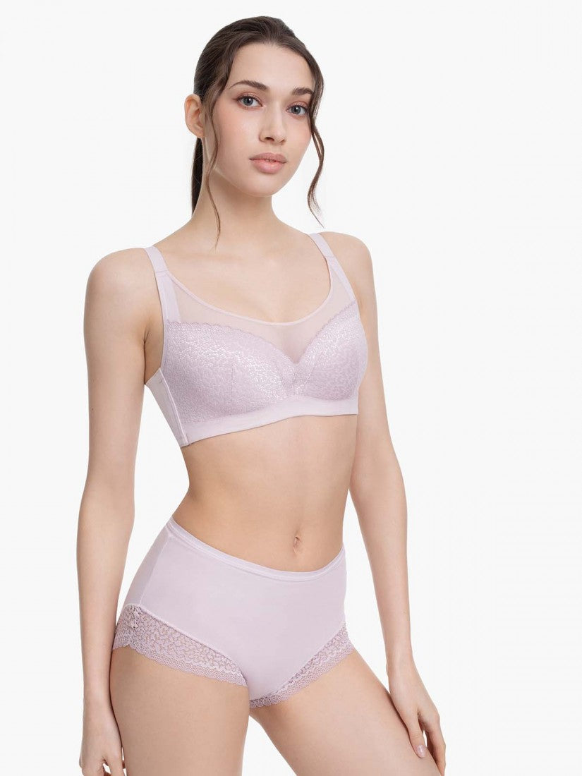 NiTi Shape-Memory Wire Moulded Full Cup Bra (Cup F-G)