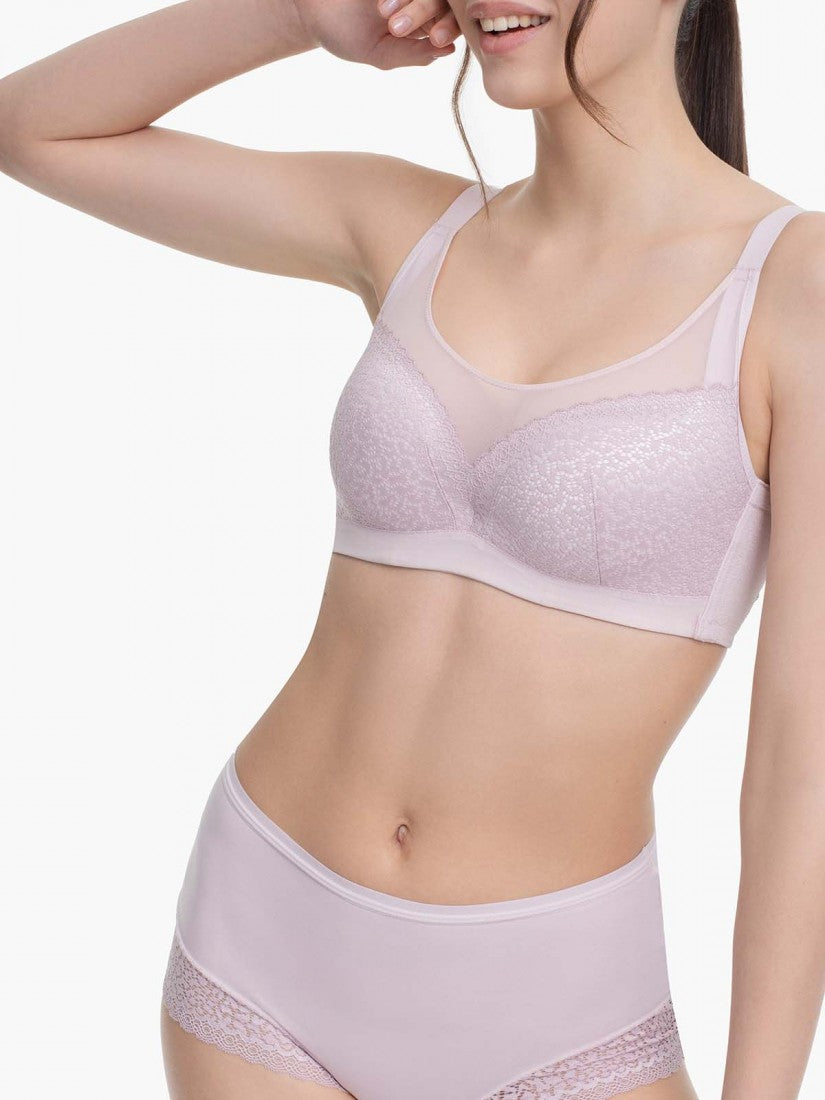 NiTi Shape-Memory Wire Moulded Full Cup Bra (Cup F-G)