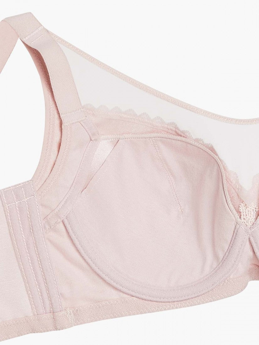 NiTi Shape-Memory Wire Moulded Full Cup Bra (Cup F-G)