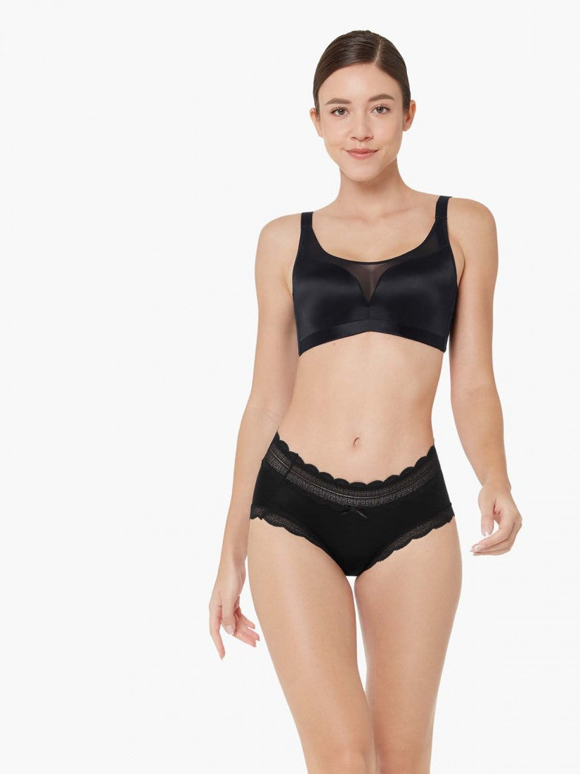 NiTi Shape-Memory Wire Moulded Full Cup Bra (Cup D-E)