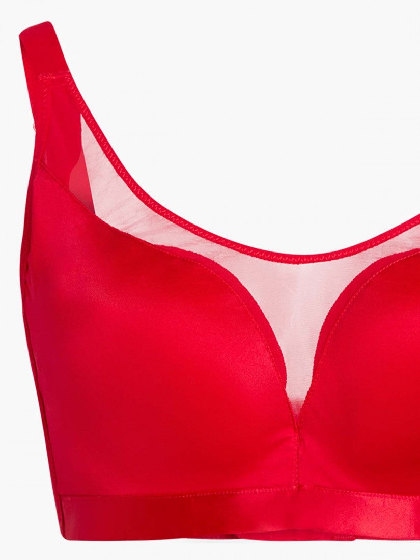NiTi Shape-Memory Wire Moulded Full Cup Bra (Cup D-E)