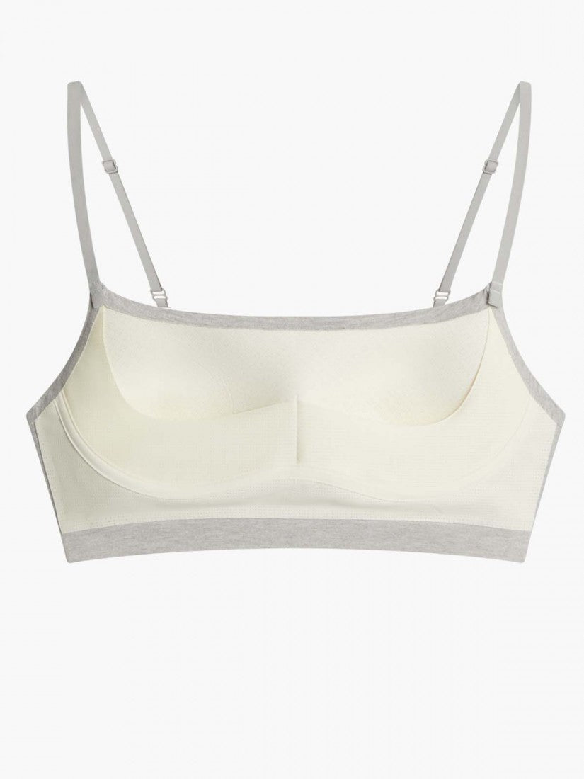 Seamless Cotton Moulded Scoop Wireless Bralette (Cup B-C)