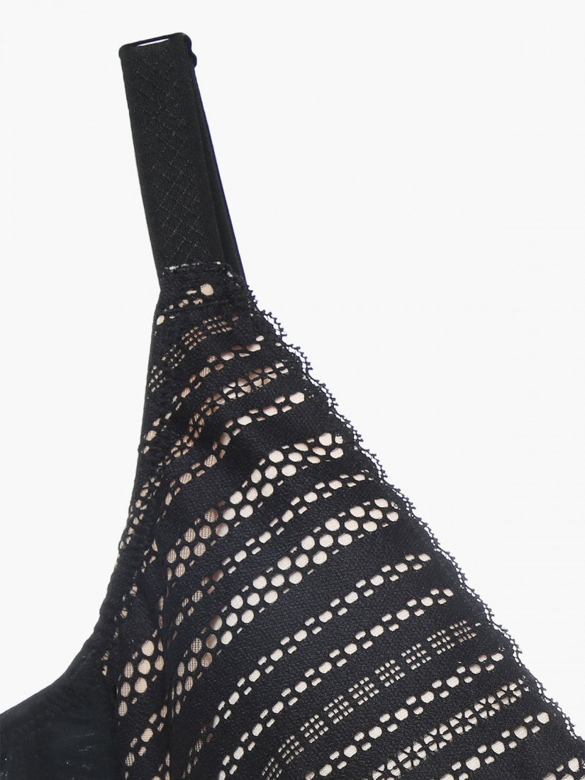 NiTi Shape-Memory Wire Non-padded Full Cup Bra (Cup D-E)