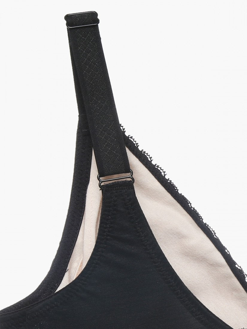 NiTi Shape-Memory Wire Non-padded Full Cup Bra (Cup D-E)