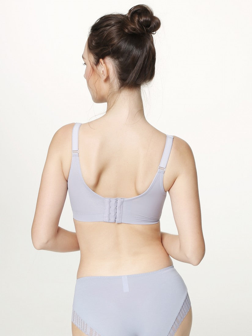 NiTi Shape-Memory Wire Non-padded Full Cup Bra (Cup D-E)