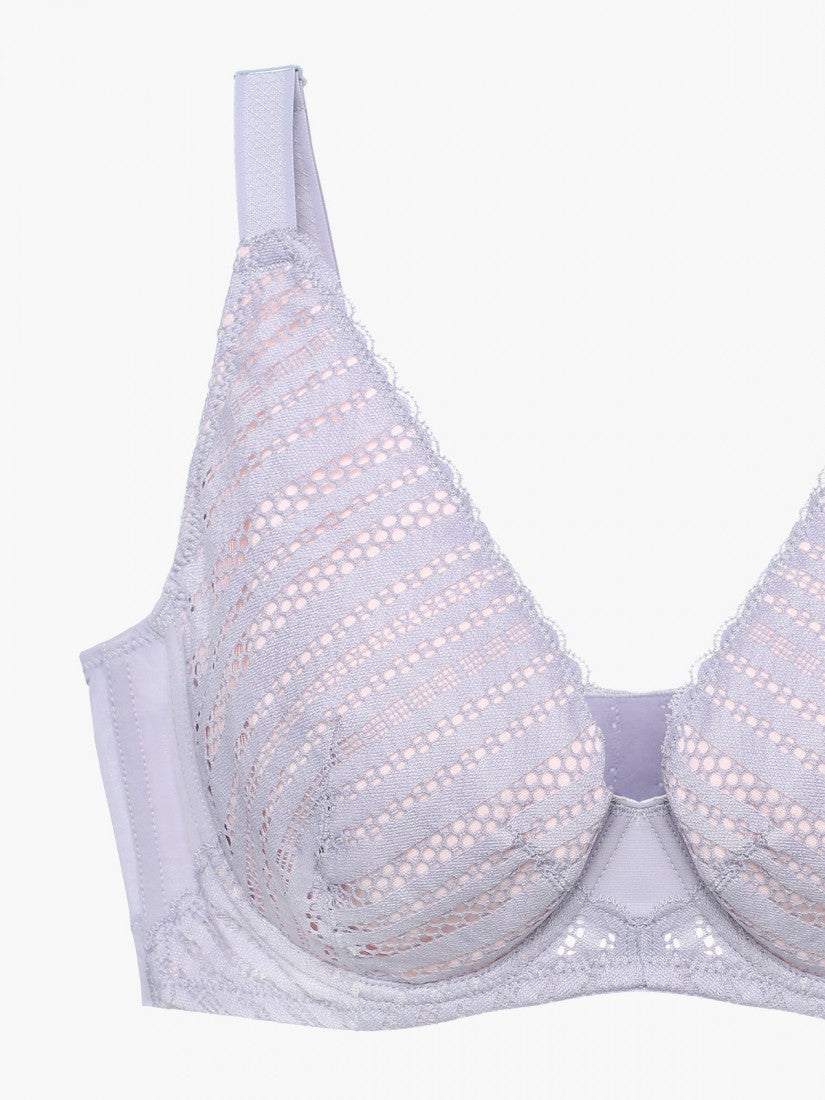 NiTi Shape-Memory Wire Non-padded Full Cup Bra (Cup D-E)