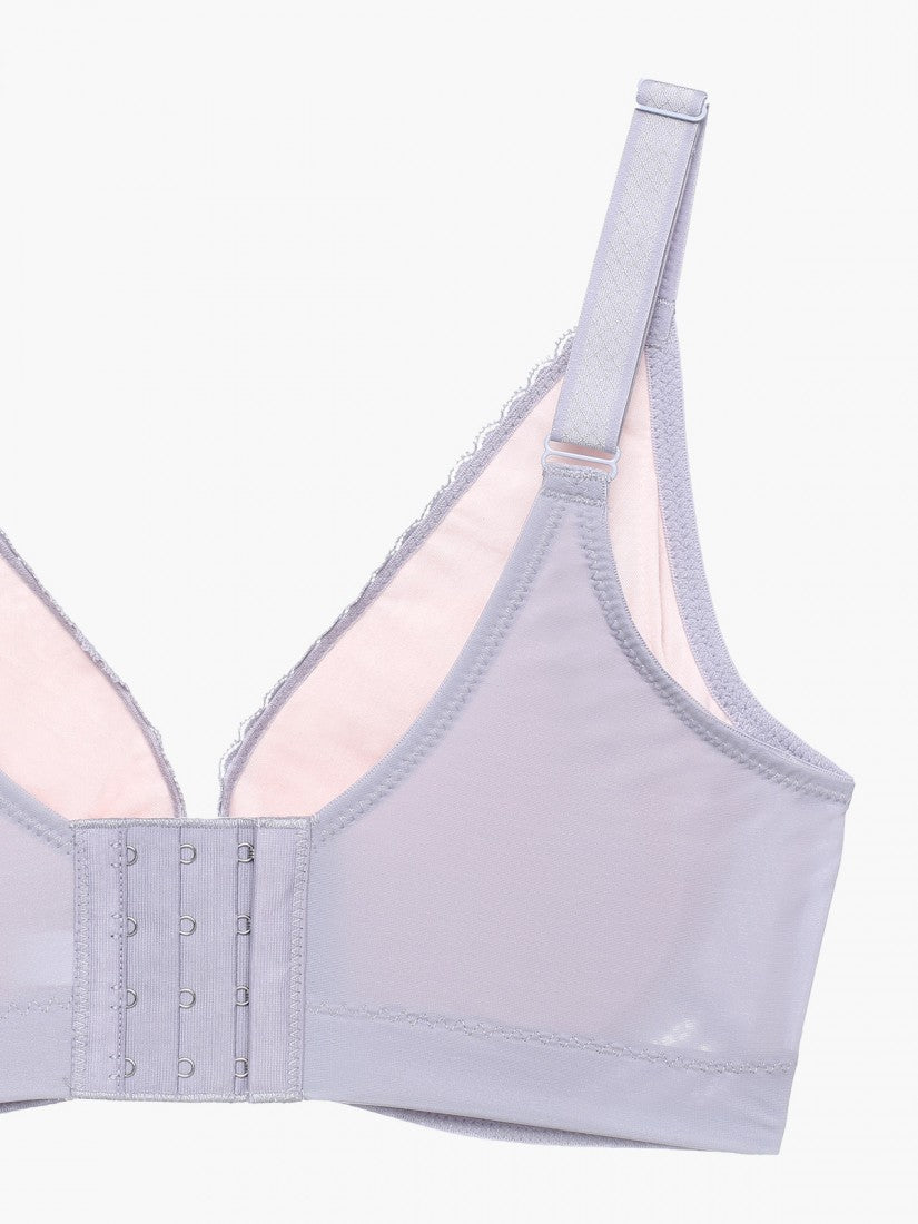 NiTi Shape-Memory Wire Non-padded Full Cup Bra (Cup D-E)