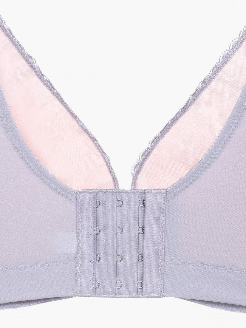 NiTi Shape-Memory Wire Non-padded Full Cup Bra (Cup D-E)