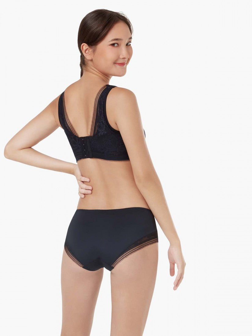 NiTi Shape-Memory Wire Lace Moulded Demi Bra (Cup A-B)