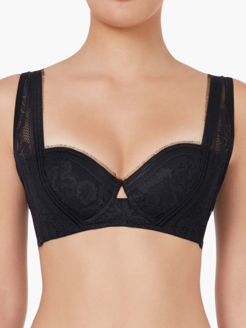NiTi Shape-Memory Wire Lace Moulded Demi Bra (Cup A-B)