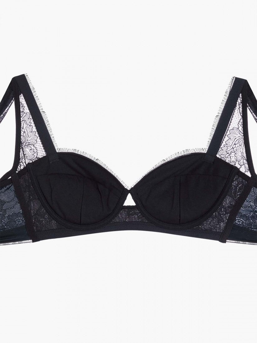 NiTi Shape-Memory Wire Lace Moulded Demi Bra (Cup A-B)