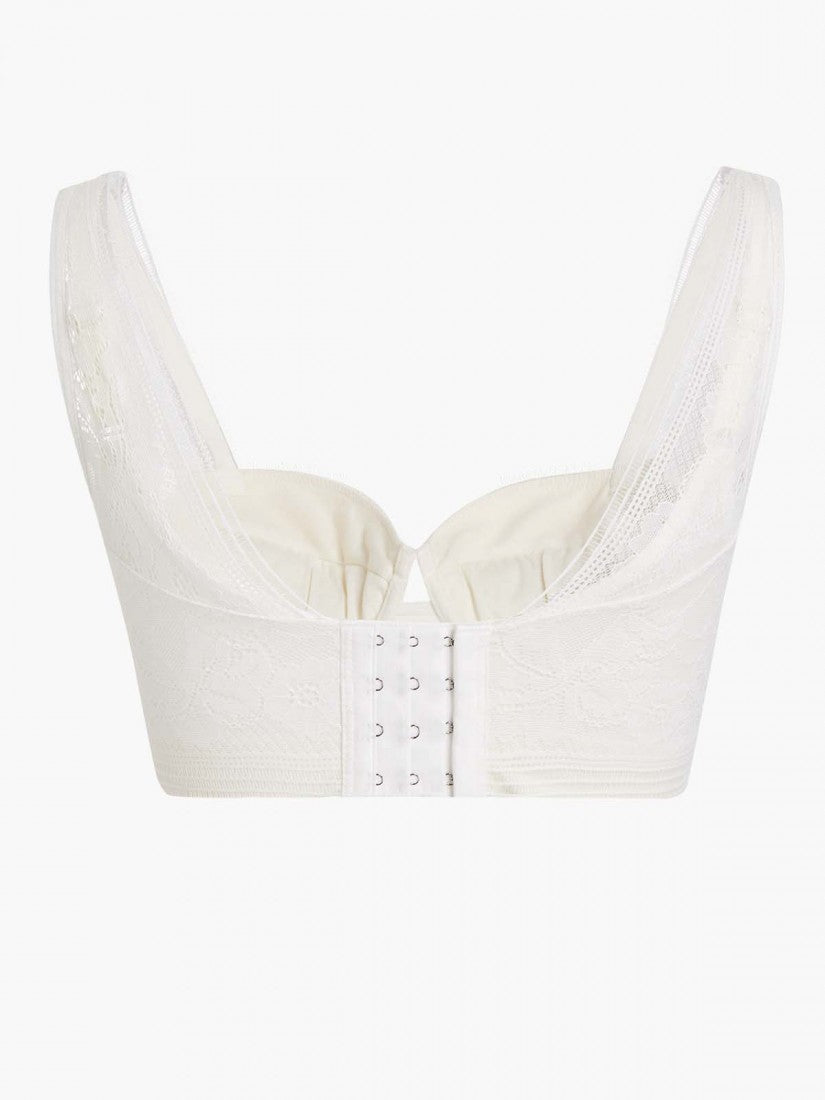 NiTi Shape-Memory Wire Lace Moulded Demi Bra (Cup A-B)
