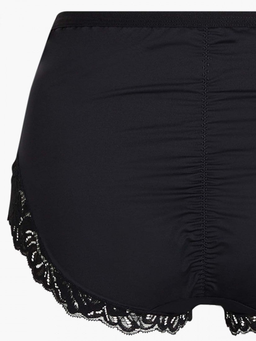 Lace Trimmed Midi Lite-control Brief