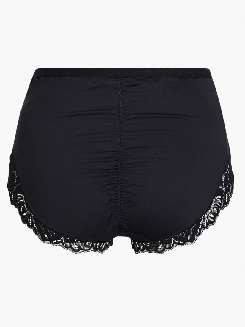 Lace Trimmed Midi Lite-control Brief