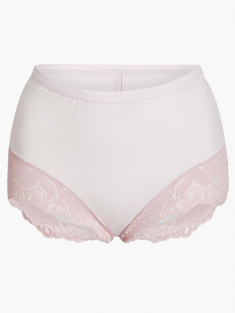 Lace Trimmed Midi Lite-control Brief