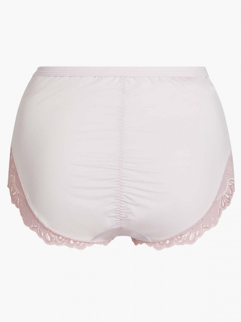 Lace Trimmed Midi Lite-control Brief