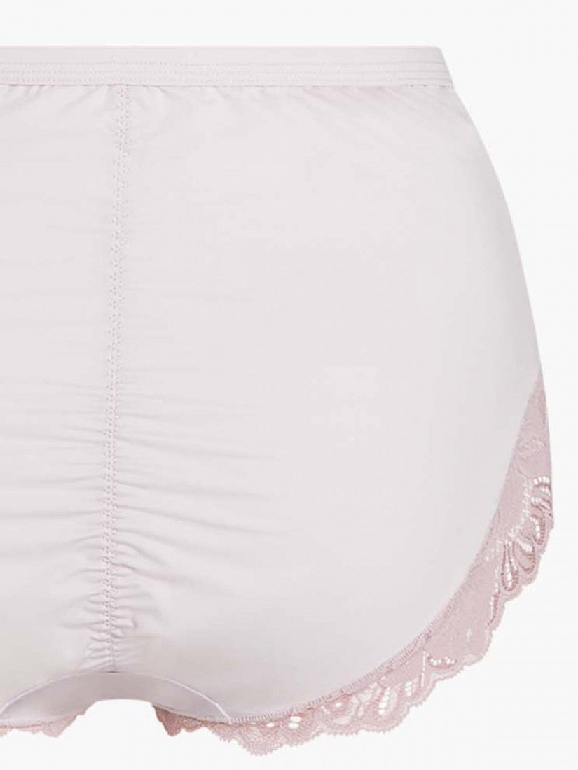 Lace Trimmed Midi Lite-control Brief