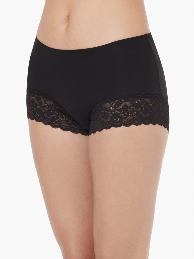 Lace Trimmed Midi Lite-control Brief
