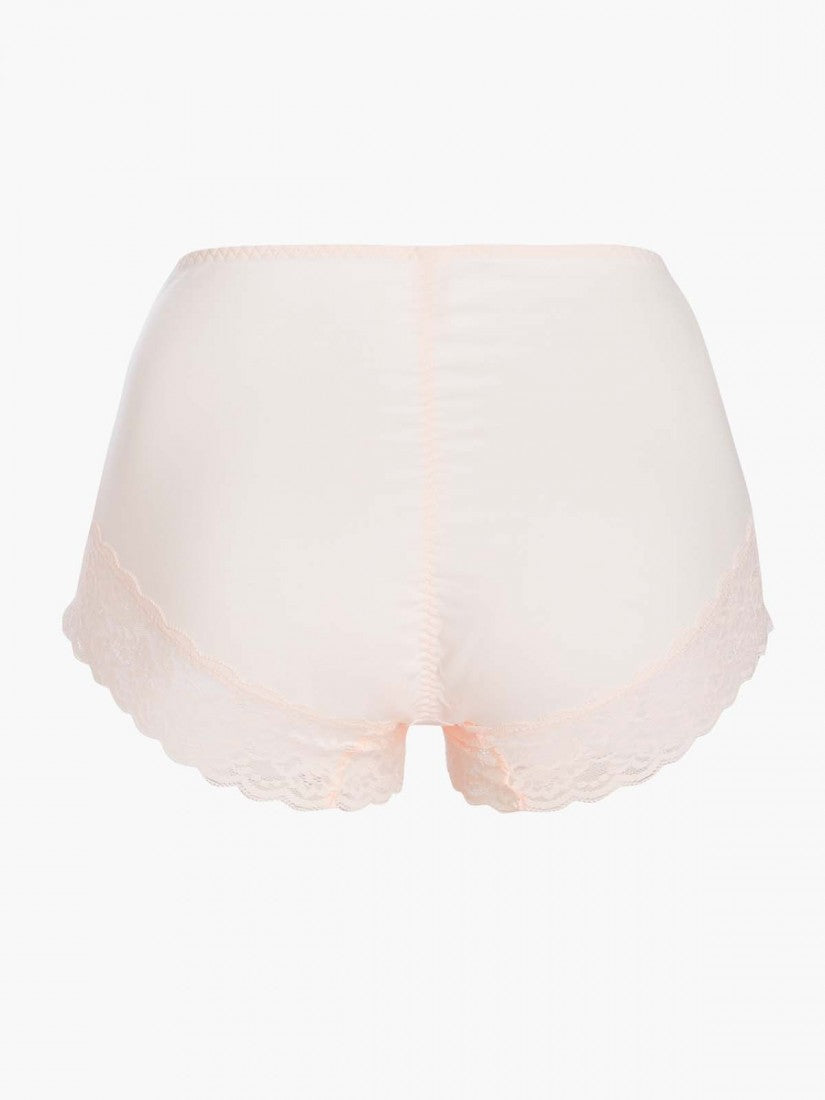 Lace Trimmed Midi Lite-control Brief