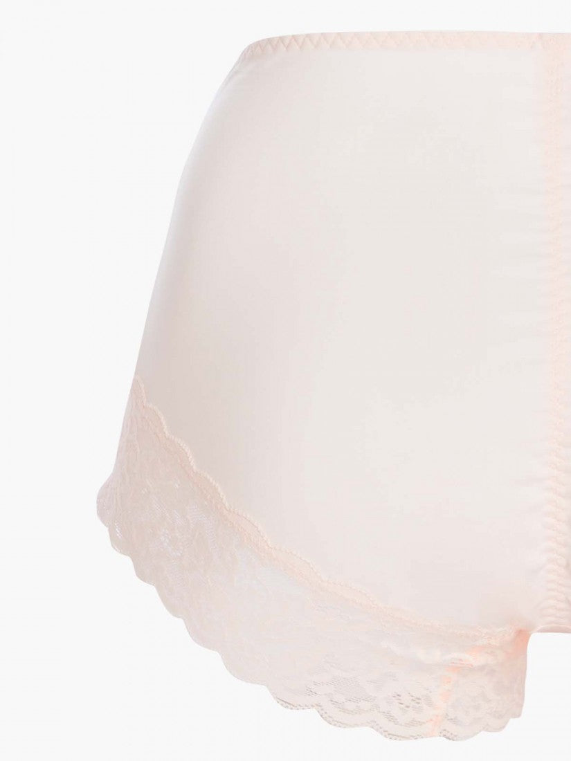 Lace Trimmed Midi Lite-control Brief