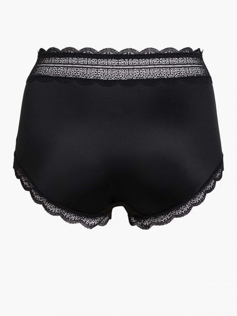 Lace Trimmed Short Brief