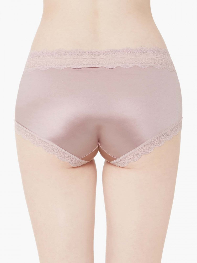 Lace Trimmed Short Brief