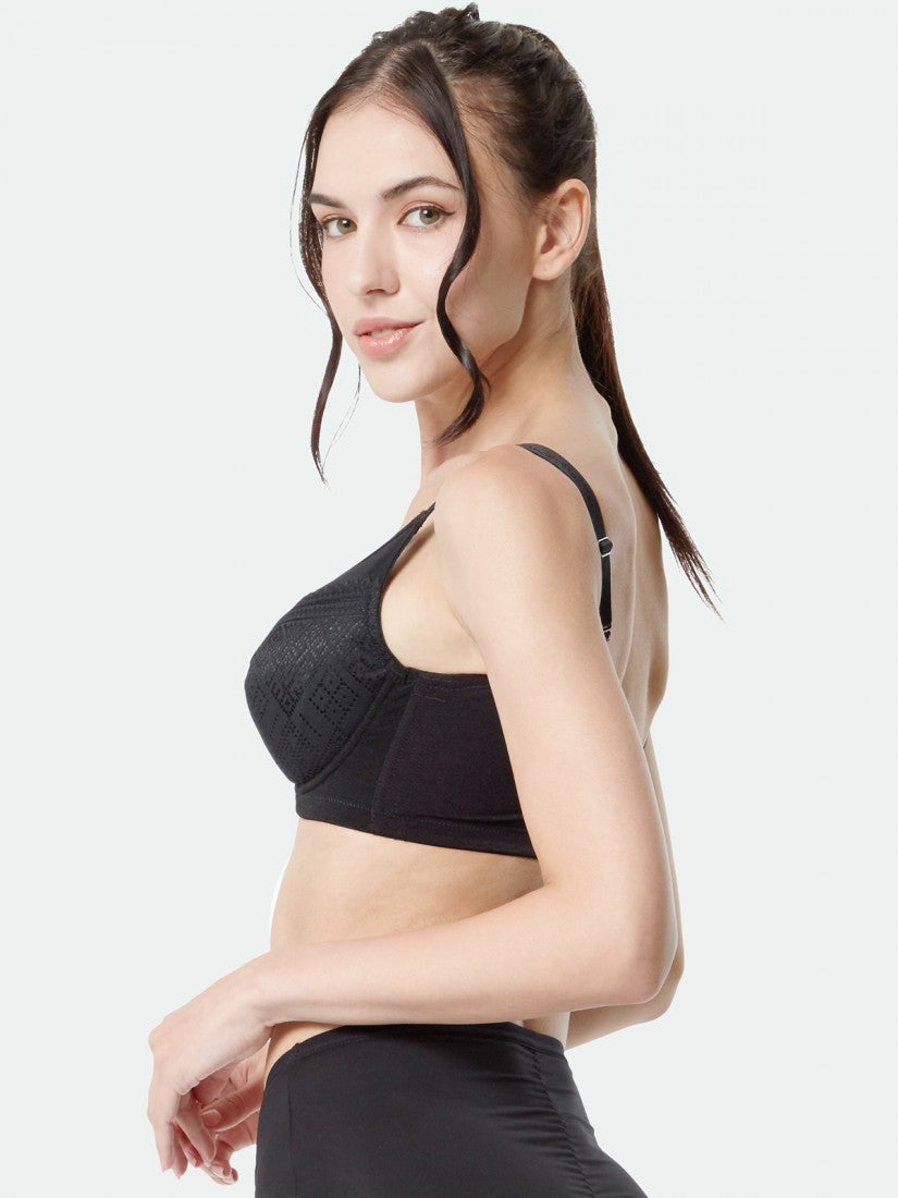 Front Cross Minimizer Full Cup Soft Bra (Cup F-I)