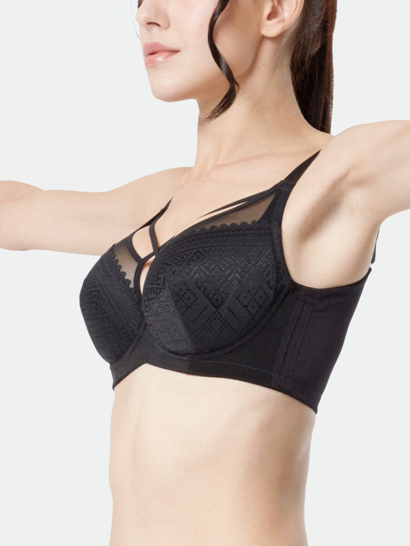 Front Cross Minimizer Full Cup Soft Bra (Cup F-I)