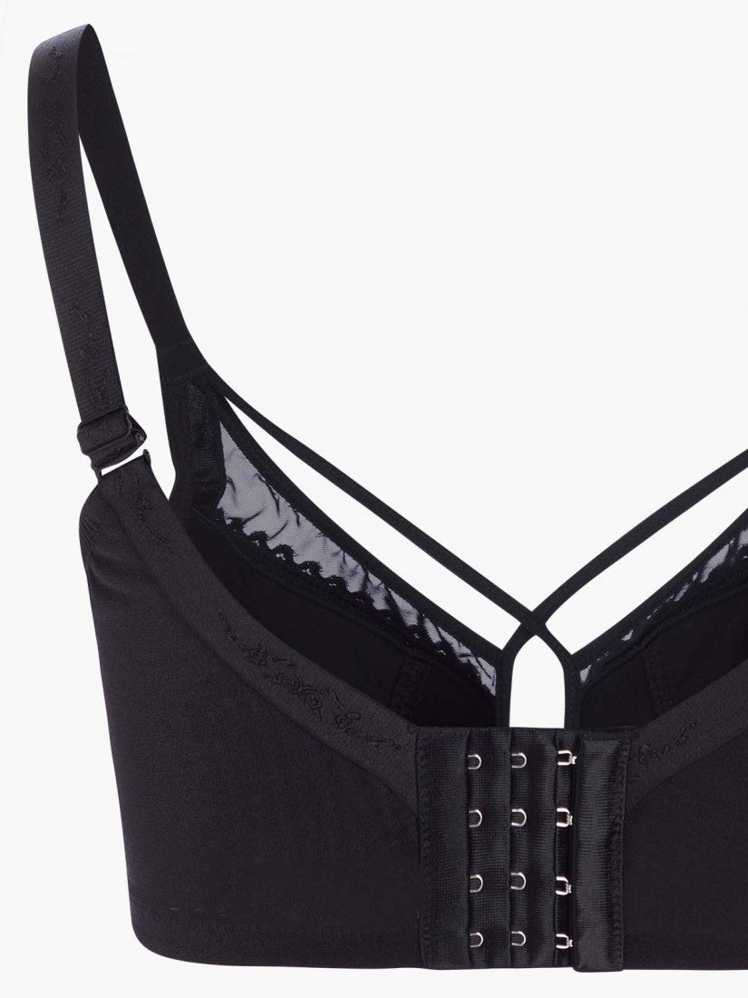 Front Cross Minimizer Full Cup Soft Bra (Cup F-I)