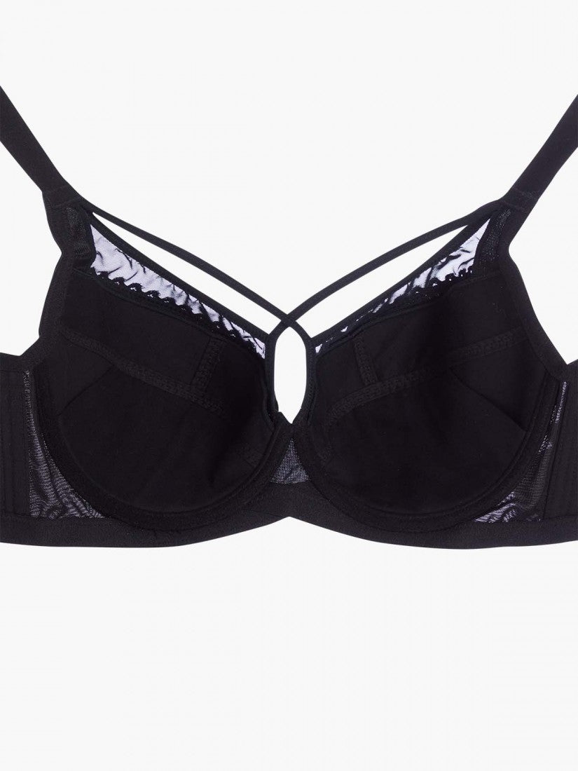 Front Cross Minimizer Full Cup Soft Bra (Cup F-I)