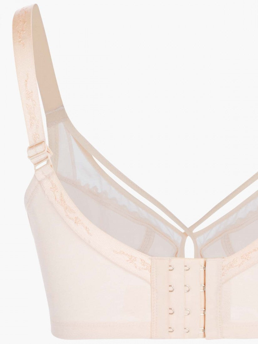 Front Cross Minimizer Full Cup Soft Bra (Cup F-I)